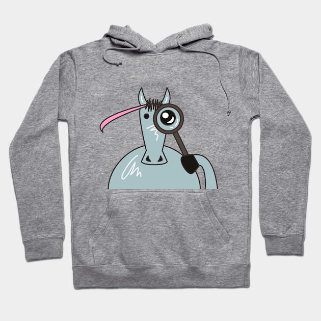 Funny Horse Hoodie by ShaderM